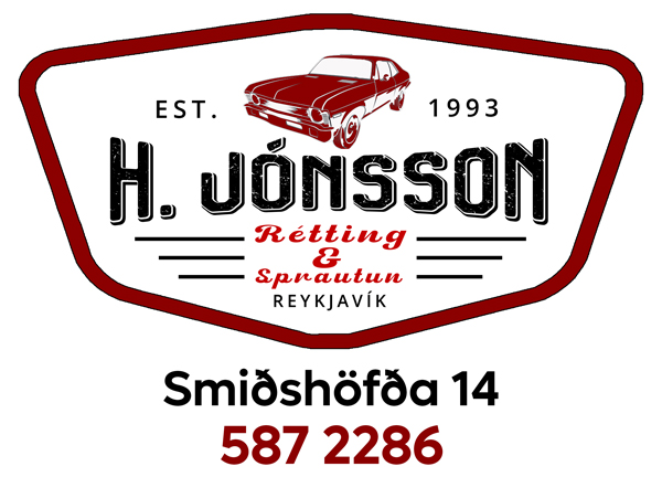 Lógo af H. Jónsson ehf - Rétting og sprautun
