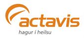 Lógo af Actavis