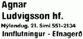 Lógo af Agnar Ludvigsson ehf